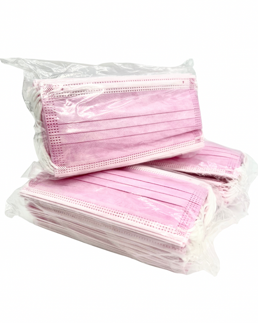 Pink Face Mask 50pcs